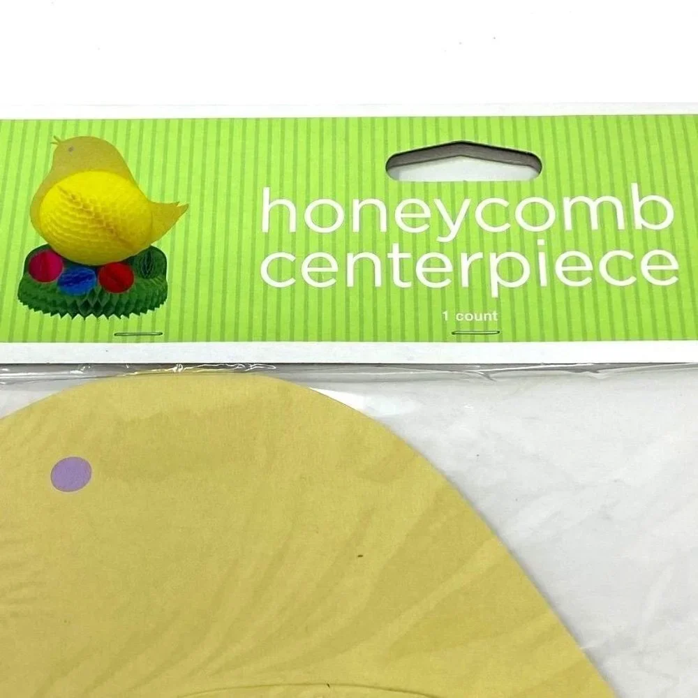 Target Yellow Chick Easter Honeycomb Centerpiece Decor